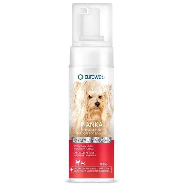 EUROWET Tørshampoo - shampoo til hunde og katte - 150 ml