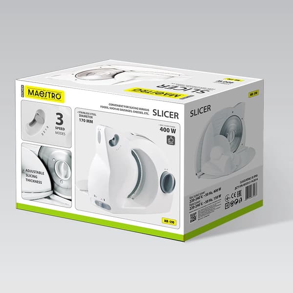 Maestro MR-590 skivare vit