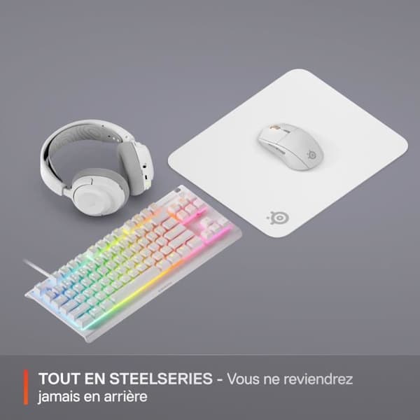 Gamingmusmatta - STEELSERIES - QcK M - Vit