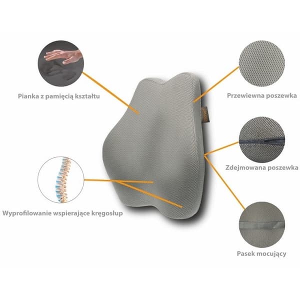 Shape&Rest minneskudde för ländryggen
