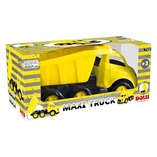 Dolu-kippiauto keltainen/musta