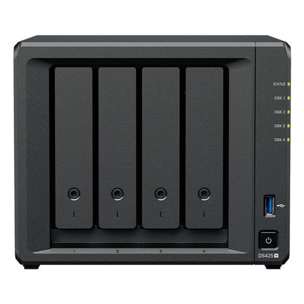 NAS-server - SYNOLOGY - DS425+ - 4 bays - 2 GB DDR4 RAM - Intel Celeron J4125