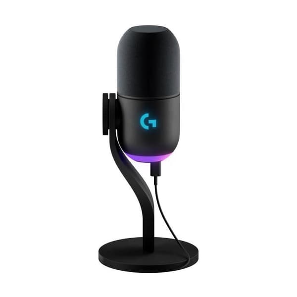Spelmikrofon - LOGITECH G - YETI GX - Streaming - Dynamisk RGB med LIGHTSYNC - För PC/MAC - Svart
