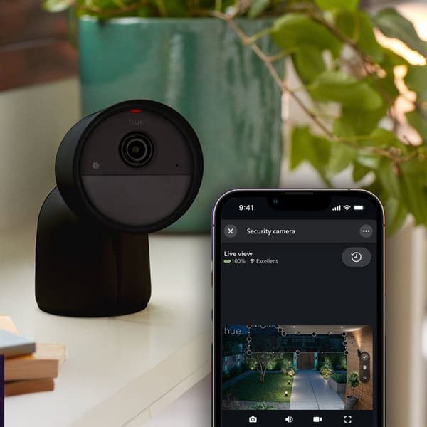 Smartkamera - Philips Hue - Udendørs - Kablet - Nattesyn - 2K - Sort