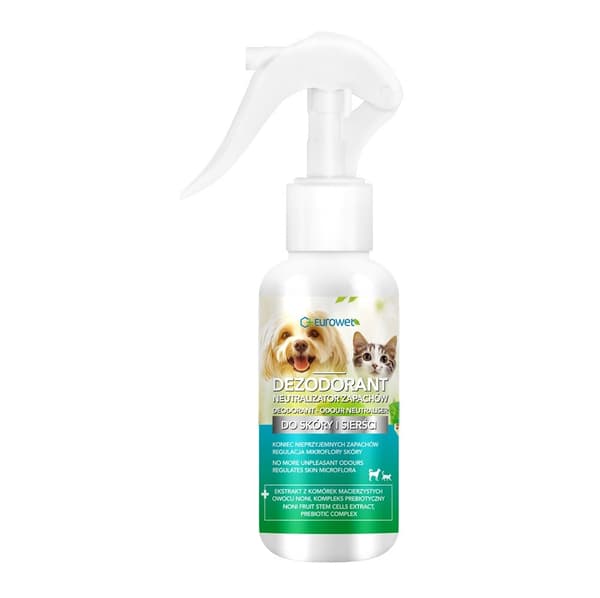 EUROWET deodorant - lugtneutralisator til hunde og katte - 100 ml