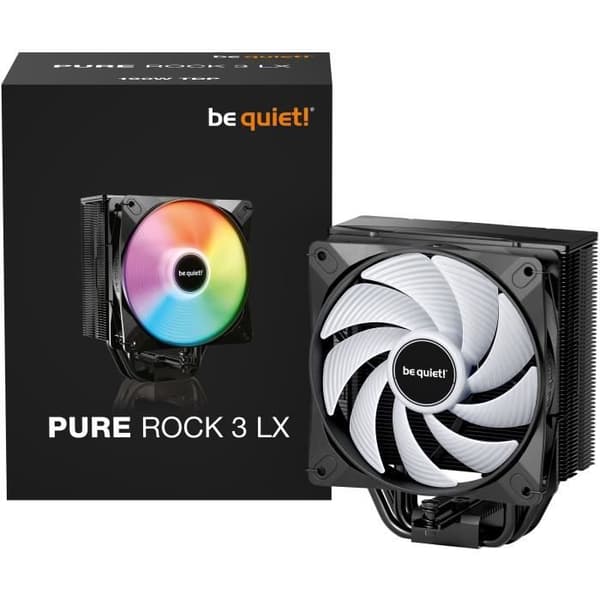 VÆR STILLE! - Pure Rock 3 LX - CPU-køler - BK040