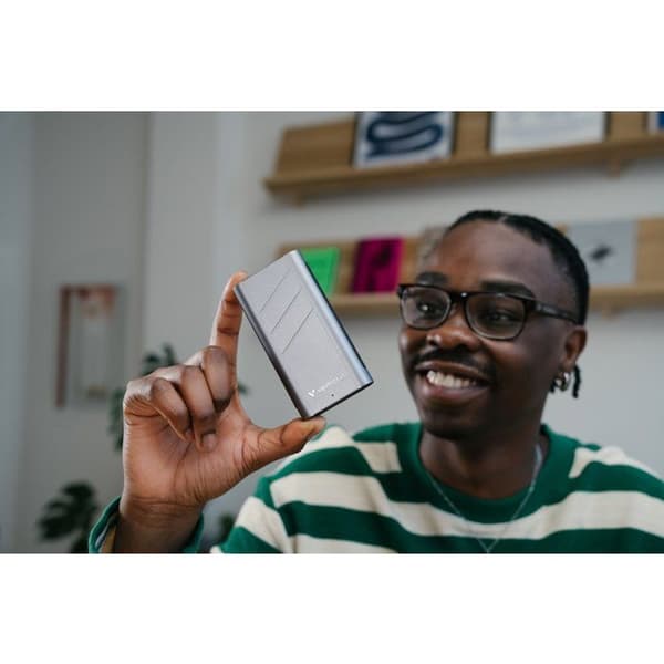 Extern SSD-enhet - VERBATIM - TurboMetal - 2 TB - Grå