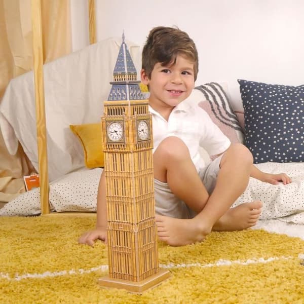 3D-pussel - Big Ben - Byggspel - EXPLORA - 44 bitar - Från 5 år