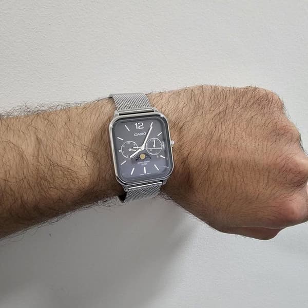 Klocka - CASIO - MTP-M305M - Herr - Grå - Kvarts - Analog