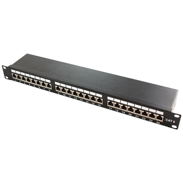 Patchpanel 19" 24 portar CAT 6a LogiLink