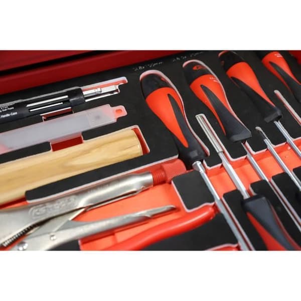 Modul - KS TOOLS - 714.0184 - Værktøjssæt med 2 skuffer - Til vogn - 184 dele