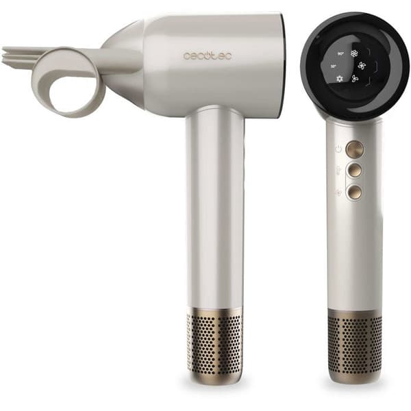 Hårtørrer - CECOTEC - DryGlam Waves Champagne - 1600 W