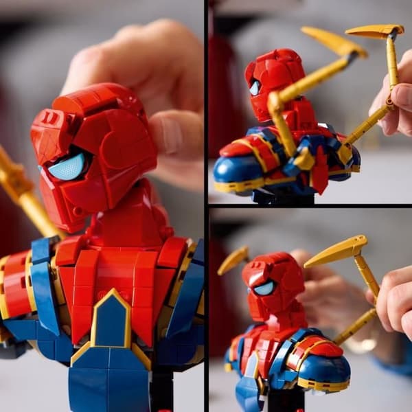 LEGO Marvel 76326 Iron Spider-Man Buste - Samlersæt til Voksne