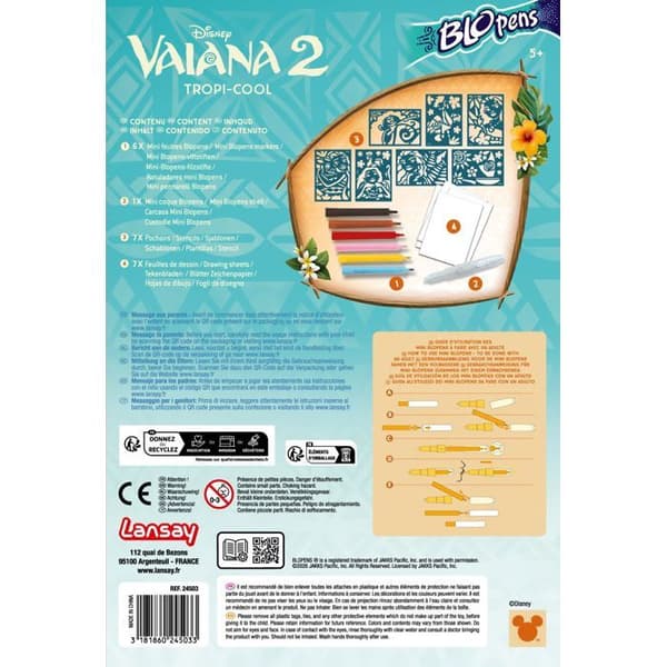 Blopens - LANSAY - Tropi-cool Vaiana - Ikä 5