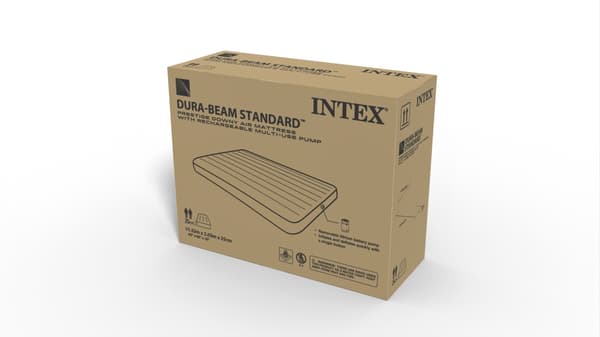 Intex 64189NP Queen Dura-Beam Prestige -ilmapatja pumpulla