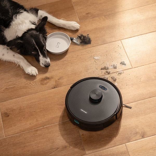 Robotstøvsuger og mopperobot - CECOTEC Conga M70 - 20.000 Pa - 160 m² - 400 ml - Sort