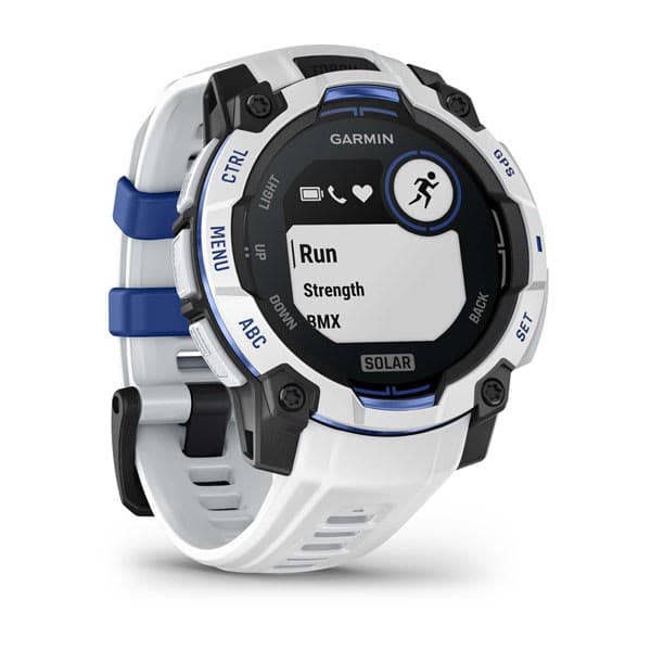 Garmin Instinct 3 Solar-klocka, 45 mm, vit