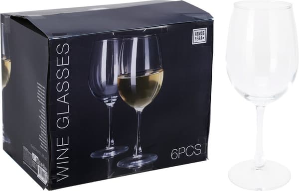 Hvidvinsglas 350ML Sæt med 6