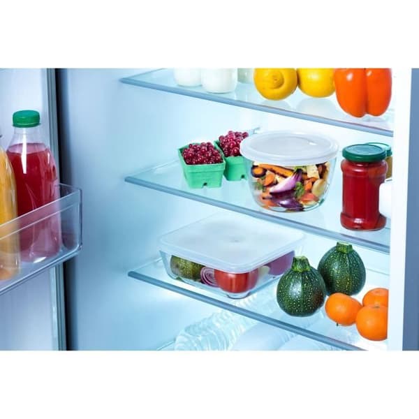 Set med 8 förvaringsbehållare - PYREX - Cook & Freeze - Glas - Rektangulär - Specialfryslock