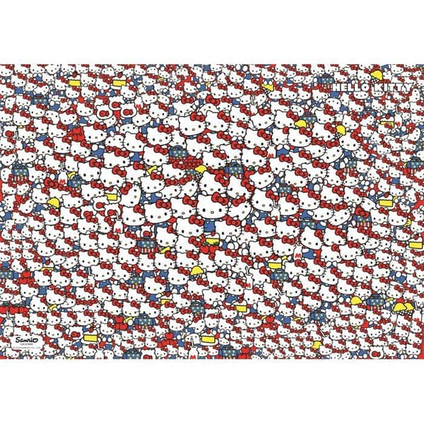 CLEMENTONI - 1000-palan palapeli - Mahdoton Hello Kitty - 37119