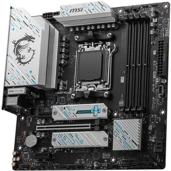 Moderkort - MSI - B650M GAMING PLUS WIFI AM5 micro ATX-kortplats