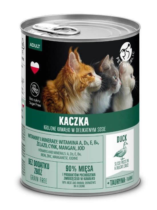 PET REPUBLIC Adult And - vådfoder til katte - 400 g