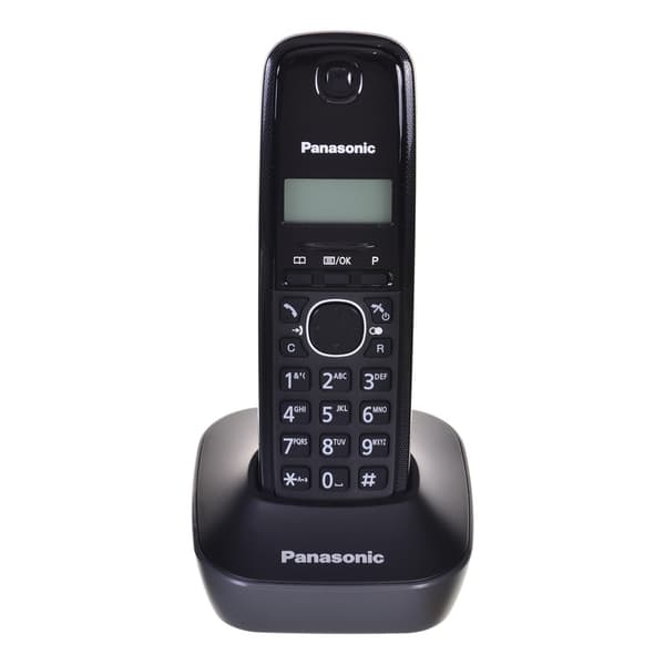 Panasonic KX-TG1611 telefon DECT-telefon Svart Nummerpresentation