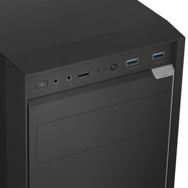 LOGIC CASE J23 PRO USB-C SVART