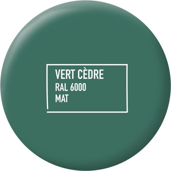 Monikäyttömaali - Setrivihreä - RAL 6000 - Matta - Ripolin - 2L