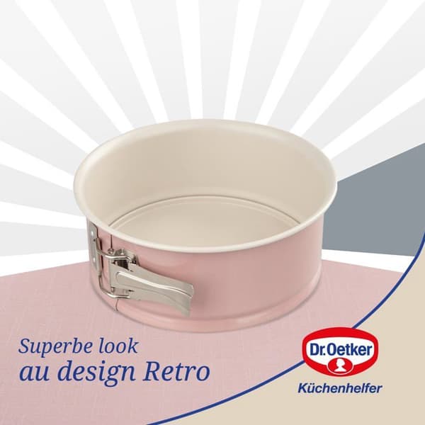 Sæt med 2 springforme - DR. OETKER - Retro - 18 og 20 cm
