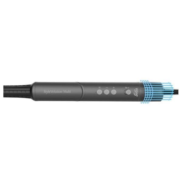 Multistyler - SOLIS - StyleVolution Multi - 1300 W - 3 temperaturinställningar - 8 tillbehör - Grå