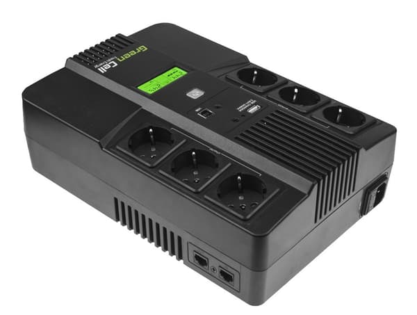 Green Cell AiO 800VA LCD Line-Interactive 0,8 kVA 480 W 6 AC-uttag