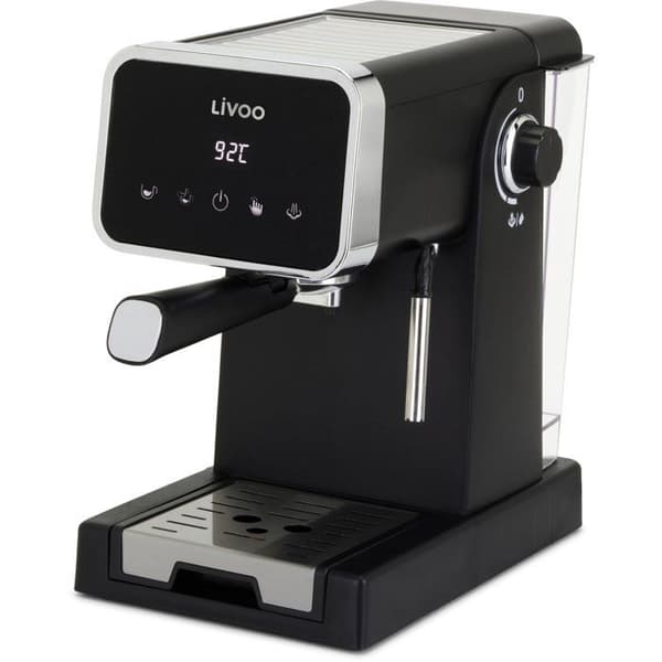 Espressomaskine - LIVOO - DOD218N - 1100 W - 20 bar - Sort