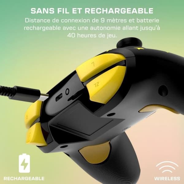 Trådløs spilcontroller til Nintendo Switch™ - TURTLE BEACH - TBC-8101-75 - Rematch™ Super Mario Star