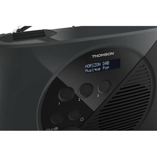 FM-radio - THOMSON - DAB - Harmaa ja musta