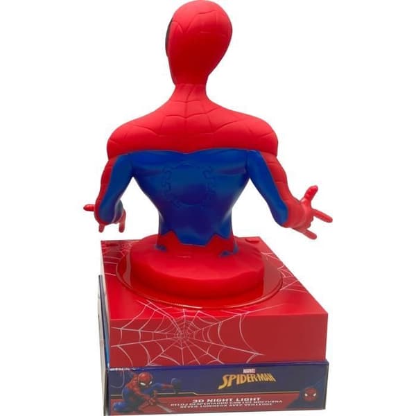 Spider-Man 3D-figur väckarklocka - BARN LICENSERING - SPD3621