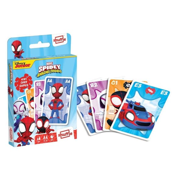 Blanda Spidey 4-i-1-kort