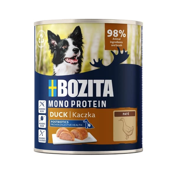 BOZITA Monoprotein Paté And - vådfoder til hunde - 800 g
