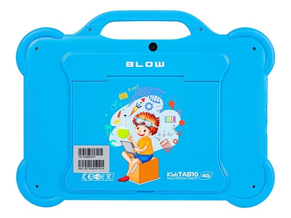 KidsTAB10 4G BLOW 4/64GB blå tablet + etui