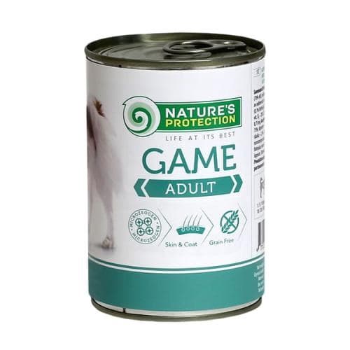 NATURE'S PROTECTION Vuxenmat - våtfoder för hundar - 400 g