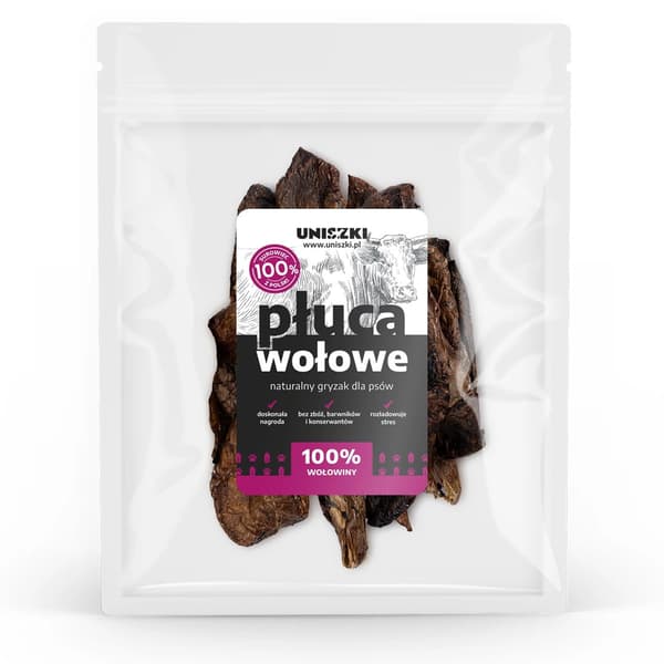 UNISZKI Nötlungor - hundgodis - 200g