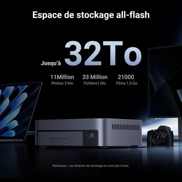 NAS-server - UGREEN - DXP480T Plus - 4 fack - 8 GB