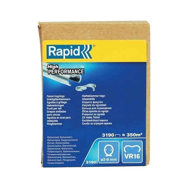 RAPID 3190 galvaniserede hæfteklammer VR16