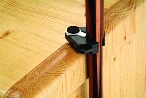 Hållare för kryckor och käpp