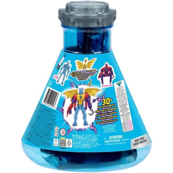 2-pak figurer - MRBEAST LAB - Mix & Match - Tilfældig model + halvfigur