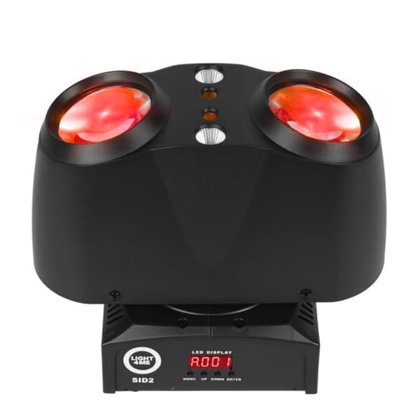 Light4Me SID2 - 4-in-1 LED-monitehostevalo + säde-/laser-/stroboefekti