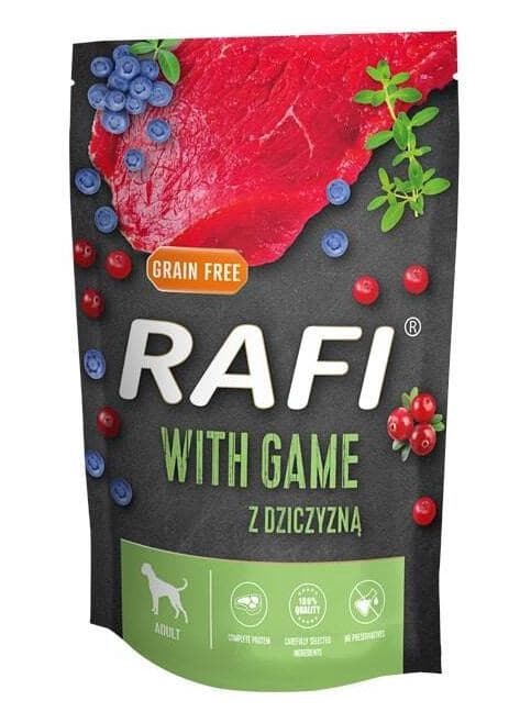 DOLINA NOTECI Rafi Game - vådfoder til hunde - 500 g