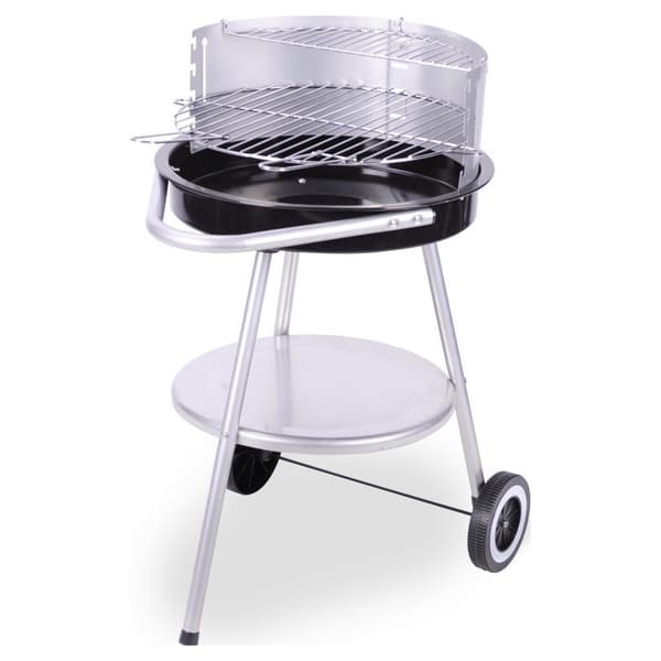 Grillgrill 47x77 cm svart/rostfritt stål
