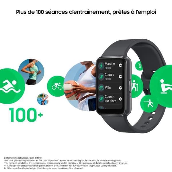 SAMSUNG Galaxy Fit 3 Connected Armband Grå