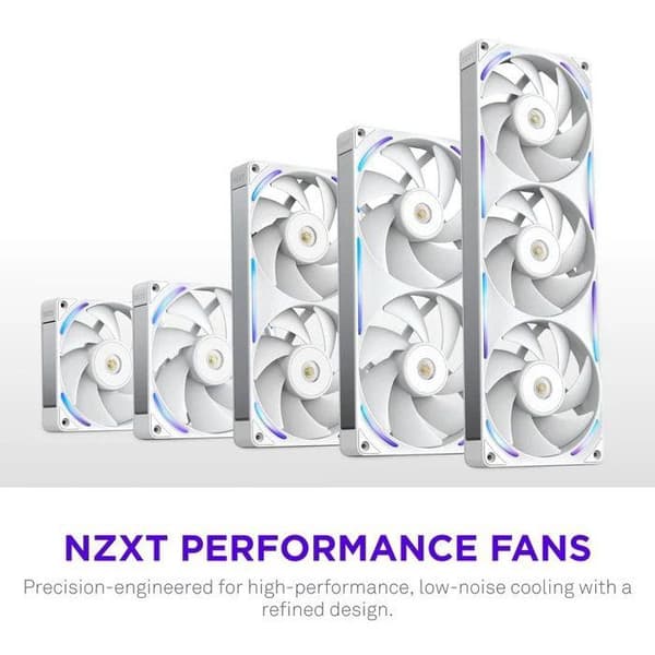 PC-blæser - NZXT - F280X Core Single Frame (RF-U28PN-W1) - Ø 280 mm